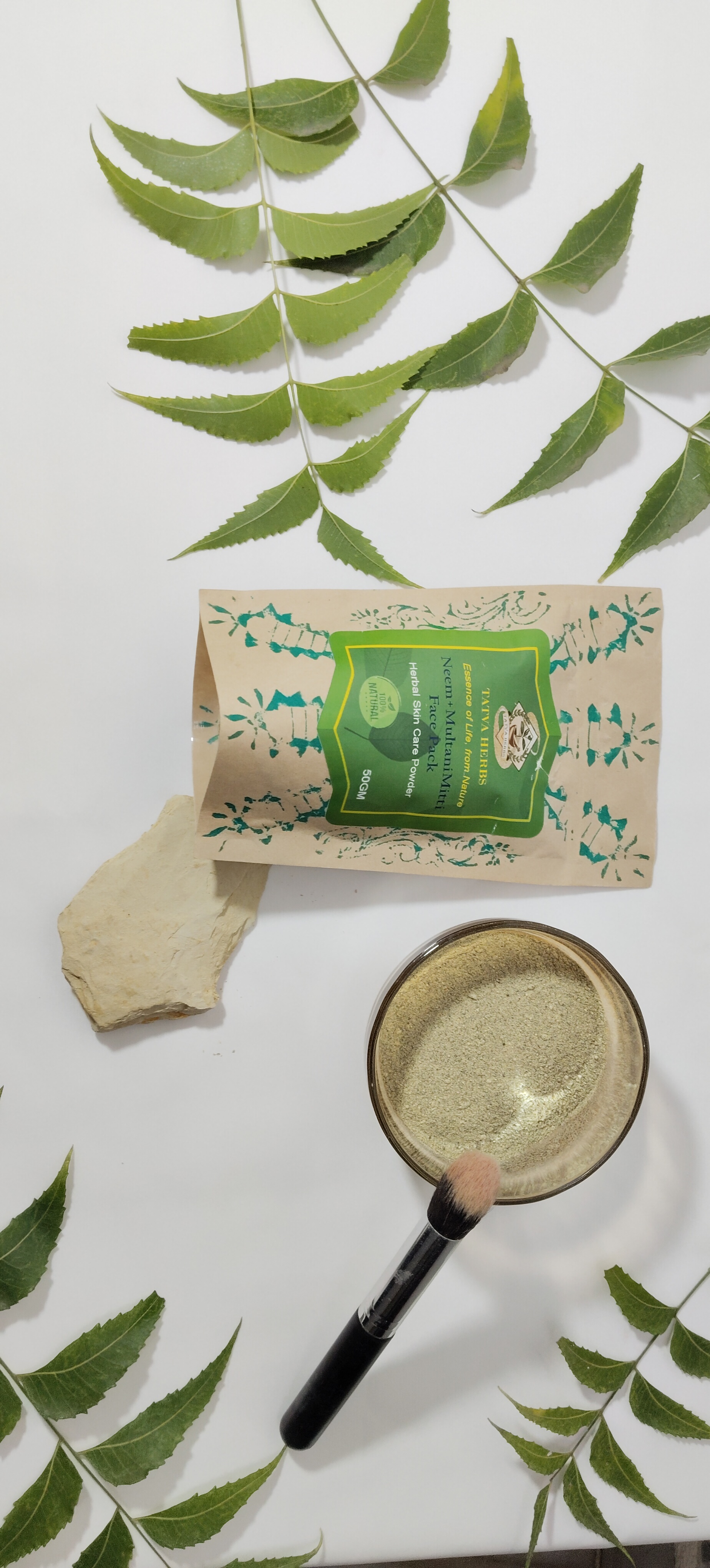 Tatva Herbs Neem + Multani Mitti Face Pack – 50gm