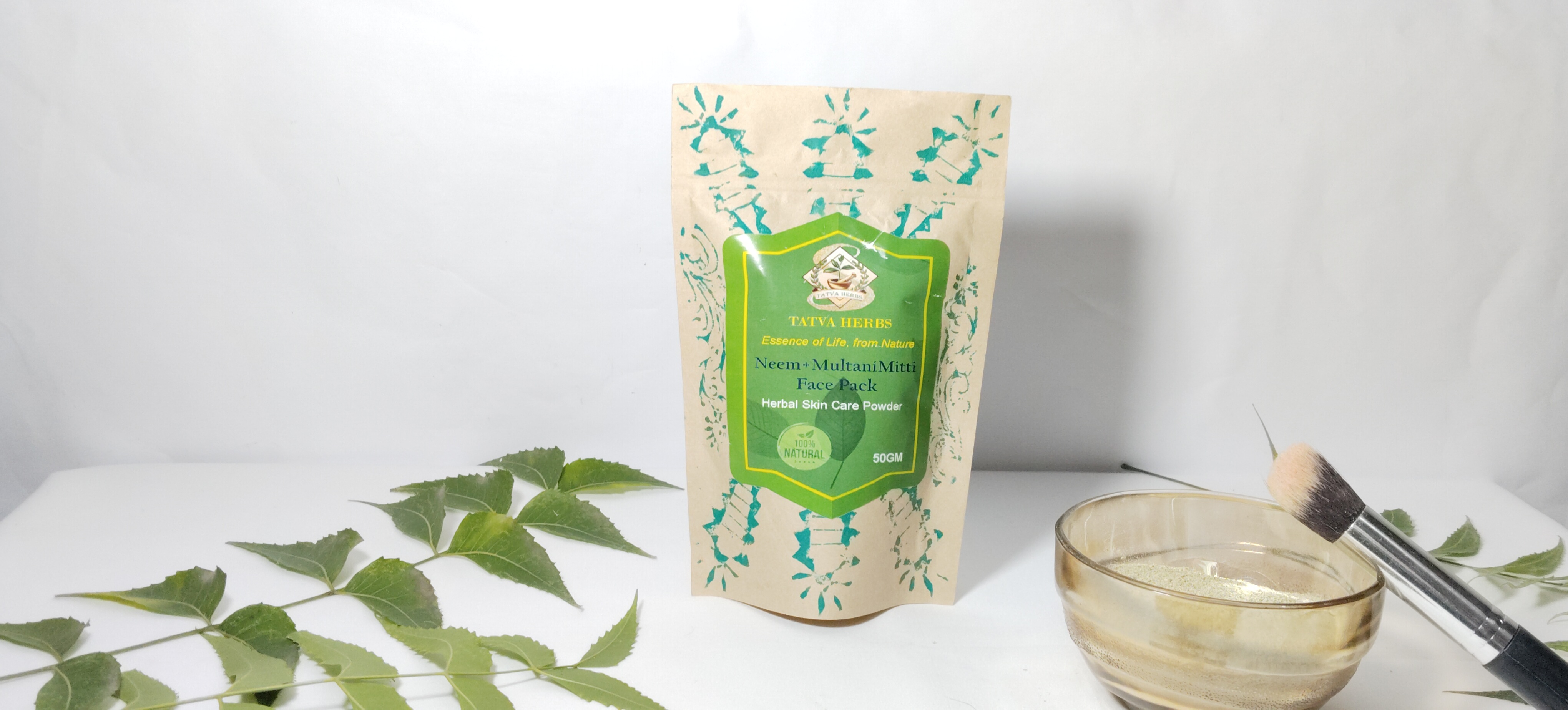 Tatva Herbs Neem + Multani Mitti Face Pack – 50gm
